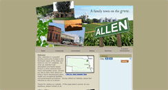 Desktop Screenshot of ci.allen.ne.us